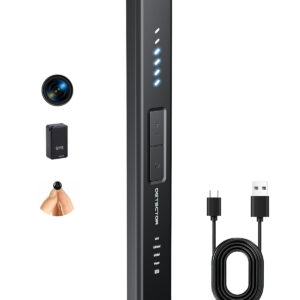 Hidden Camera Detectors for Travel, Hotel GPS Tracker Detector, Spy Camera Finder, Bug Sweeper with 6 Detection Modes, Type-C Rechargeable